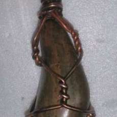 Patina Copper Wire Wrapped Pendant