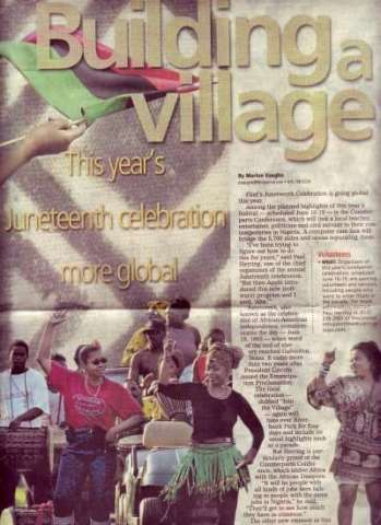 Juneteenth Article Flint Journal