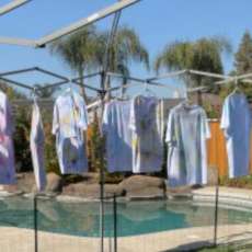 Sublimated and Embellished Tee Shirts Work in Process