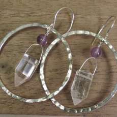 Amethyst and Sterling Silver