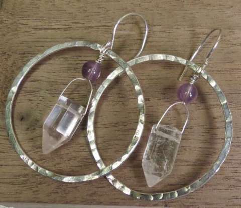 Amethyst and Sterling Silver