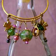 Green Bangle Bracelet