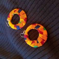 Kente Print Earrings