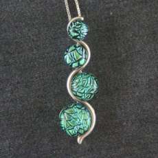 Snake Style Crackled Glass