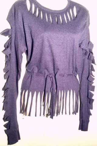 Long Braided Up Sleeve With Fringed Bottom...Keeping It COOL With Ac Built in