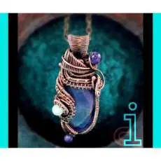 Amethyst and Copper Necklace