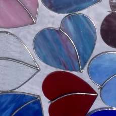 Stained Glass Hearts