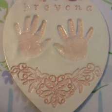 Ceramic Hand Plaque 2