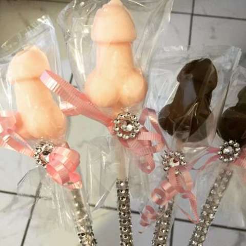 Chocolate Covered Penis Lollipops