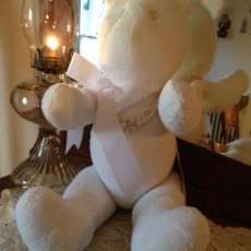 Bear From Vintage European Matelasse