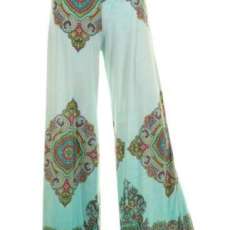 Border Print Palazzo