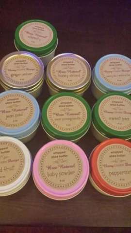 ALL Natural Handmad Organic Whipped SHEA Butter Creams