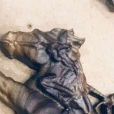 Cowboy Carving in Walnut