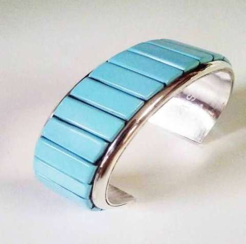 Inlay Turquoise Cuff