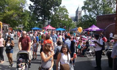 Beer Garden at Lansdowne Arts on the Avenue