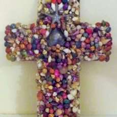 Cross Covered WITH SEA Shells