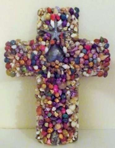 Cross Covered WITH SEA Shells