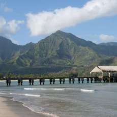 Pier at Hanalei
