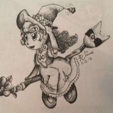 Belle Witch Illustration