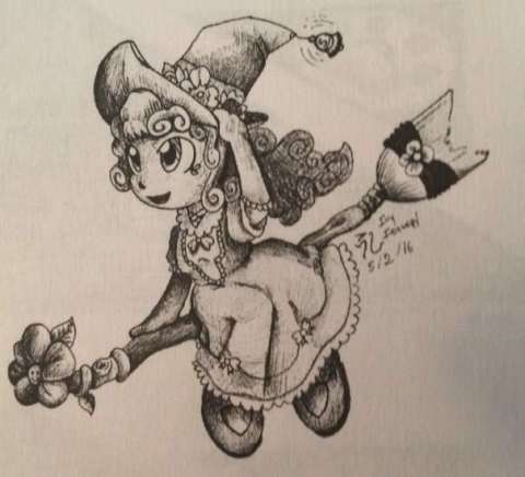 Belle Witch Illustration
