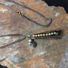 Forming a Channel For Artisan Beads in a Lovely Pendant!