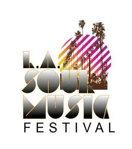 LA Soul Music Festival Gray on White