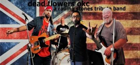 Dead Flowers OKC British/American Flag