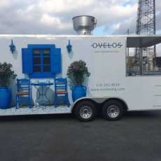 Our Cycladic House Food Trailer