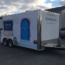 Our Cycladic House Food Trailer