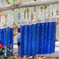 Glass Chimes in Blue