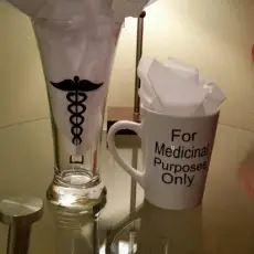 Beer Glass and Coffee Mug