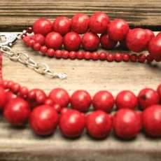 Bamboo Coral Statement Neckalce