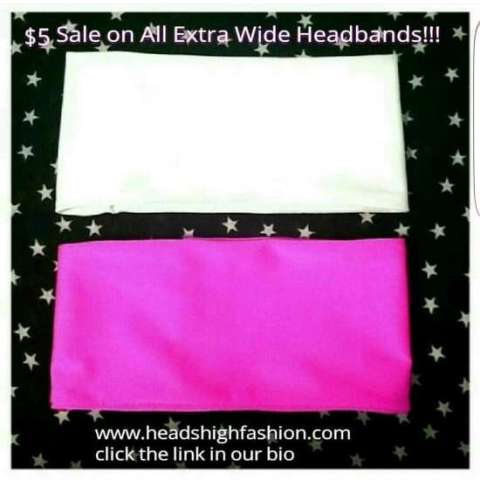 Extra Wide Headbands