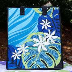 Large Insulated: Monsterra Wave Blue