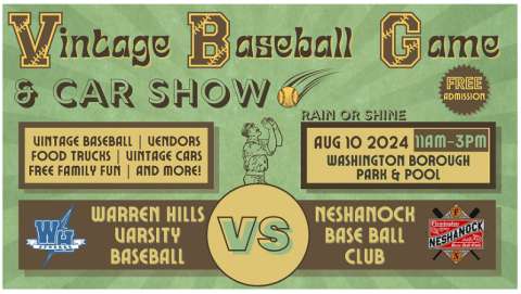 Vintage Baseball Game & Car Show