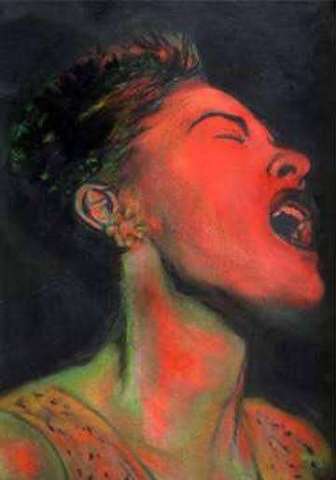 Billie Holiday (Pastel)