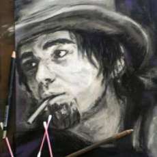 Captain Beefheart (While in Progress) : (Pastel)