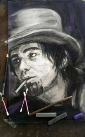 Captain Beefheart (While in Progress) : (Pastel)