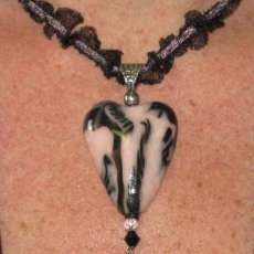 Black and Pink Necklace