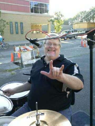 Alan on Drums