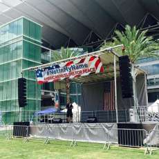 Stageline Sl100 Mobile Stage at Dr Phillips Center in Orlando