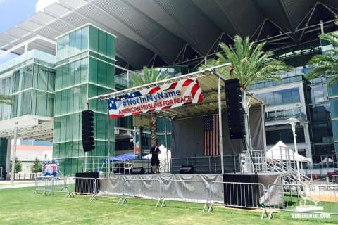 Stageline Sl100 Mobile Stage at Dr Phillips Center in Orlando