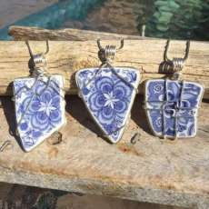 Blue & White Pendants