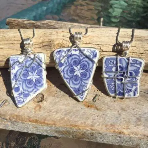 Blue & White Pendants