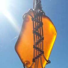 Beach Glass Wire Wrap