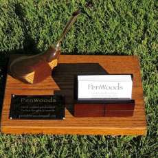 Penholder With Business Card Holder