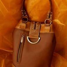 Creamy Chocolate Hobo Bag