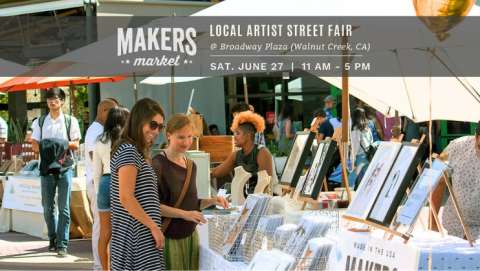 Makers Market Outdoor at Broadway Plaza - June
