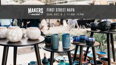 Open Air Artisan Faire at First Street Napa - Dec