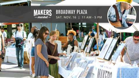 Outdoor Artisan Fair at Broadway Plaza - November